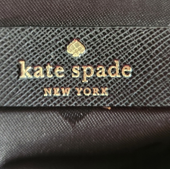 Kate Spade Womens Black Shimmer Tote Bag Double Strap - Picture 5 of 7